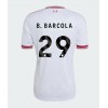 Liverpool Bradley Barcola #29 Borta Kläder 2026-27 Kortärmad